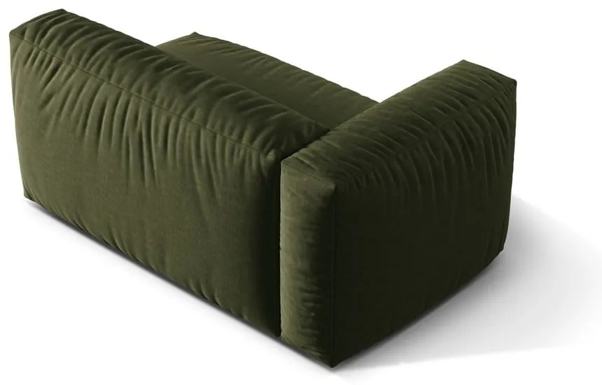 Zielony moduł sofy (lewostronny) Martina – Micadoni Home