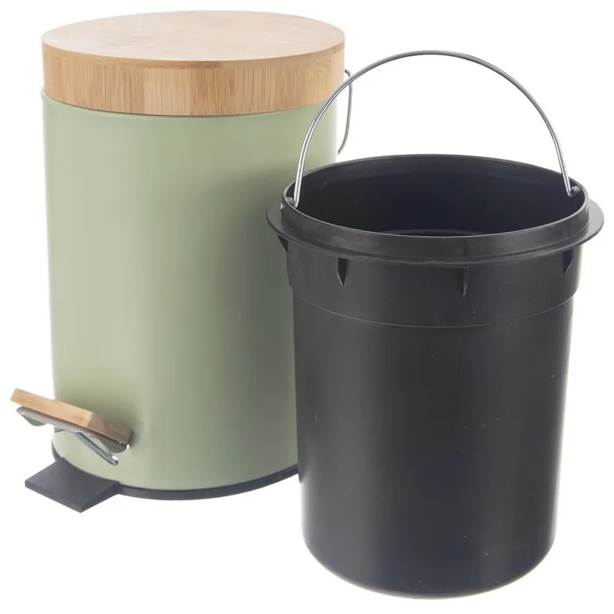 Orion Kosz na śmieci z pedałem Greenish, 3 l, 3 l