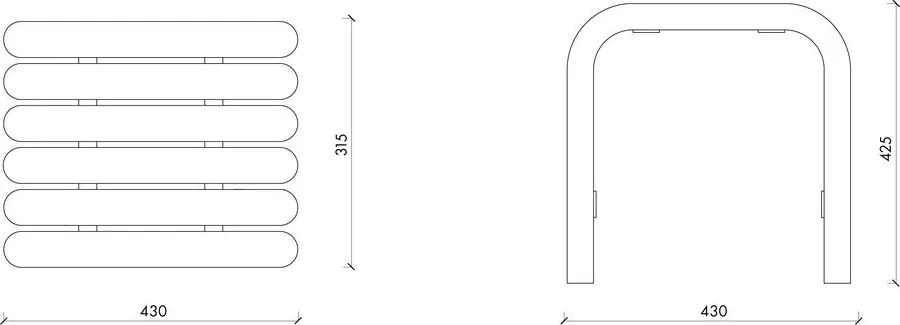 Beżowe metalowe krzesło ogrodowe Nokk – noo.ma