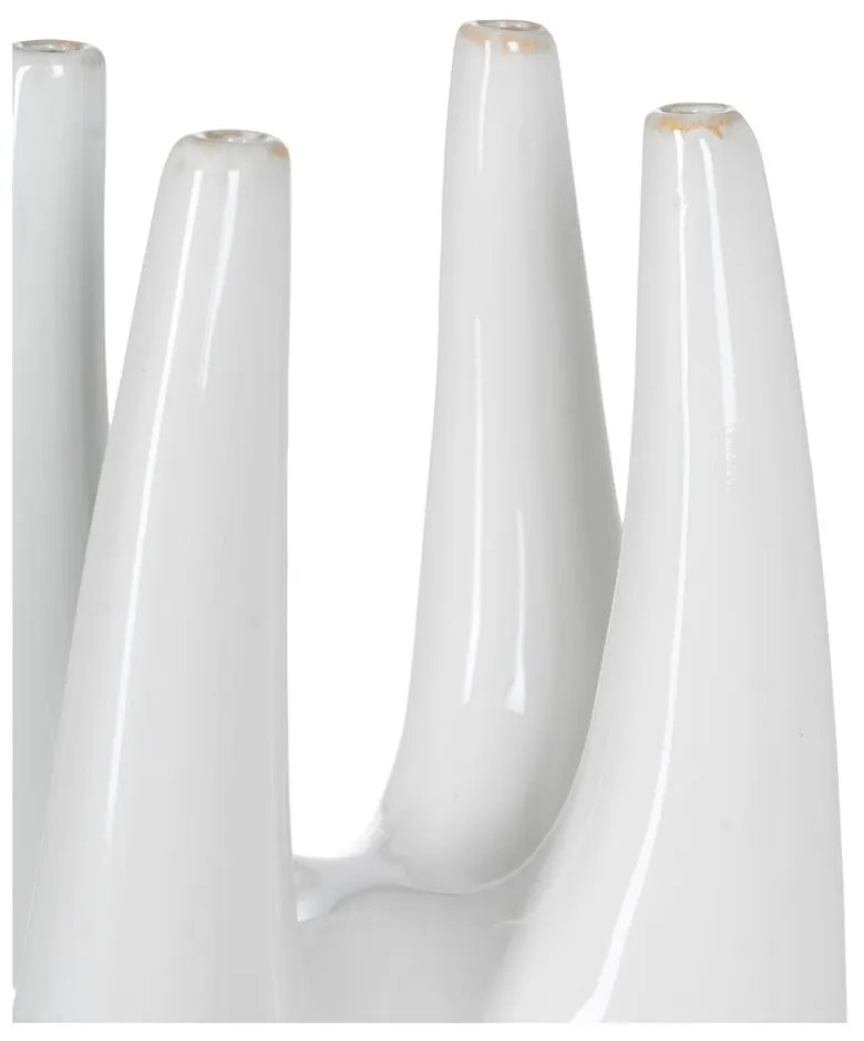 Biały ceramiczny wysoki wazon (wysokość 56 cm) Blanca – Ixia