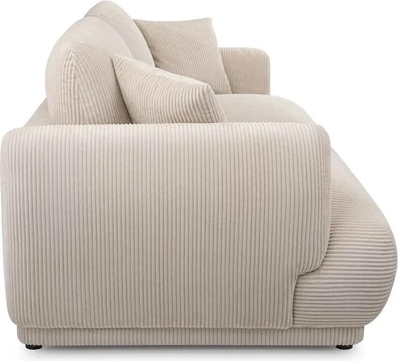 Sofa AMBELIA Dwuosobowa Jasnobeżowa Nowoczesna