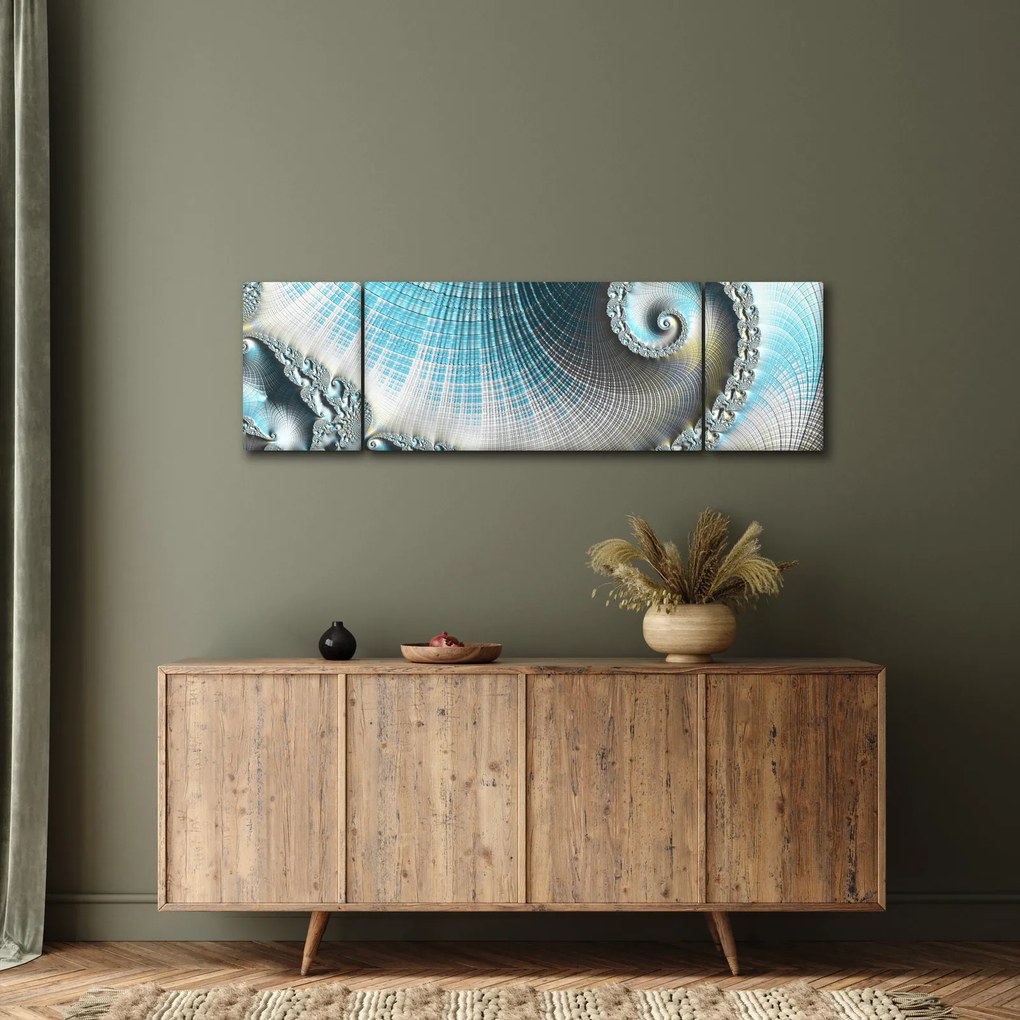 Obraz teksturowanej spirali (170x50 cm)