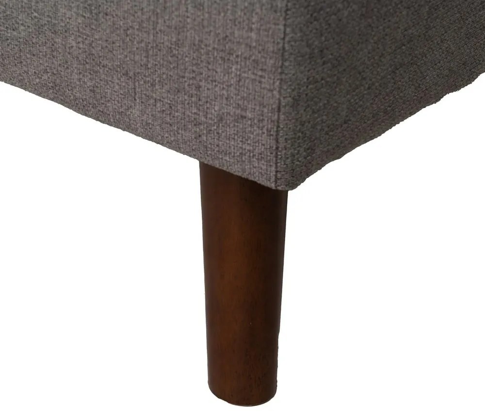 Szara rozkładana sofa z tkaniny szenilowej 181 cm – Ixia