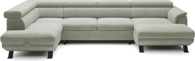 Narożnik RAVEN XL wolnostojący z funkcją spania tkanina Artico 37432 Piaskowy WERSAL