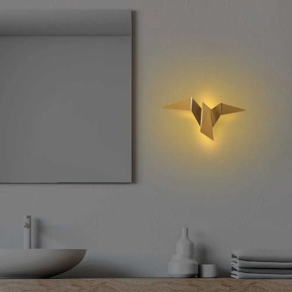 Kinkiet LED w kolorze złota Pacali – Opviq lights