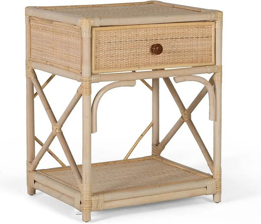 Table de nuit rotin naturel i chaleureux