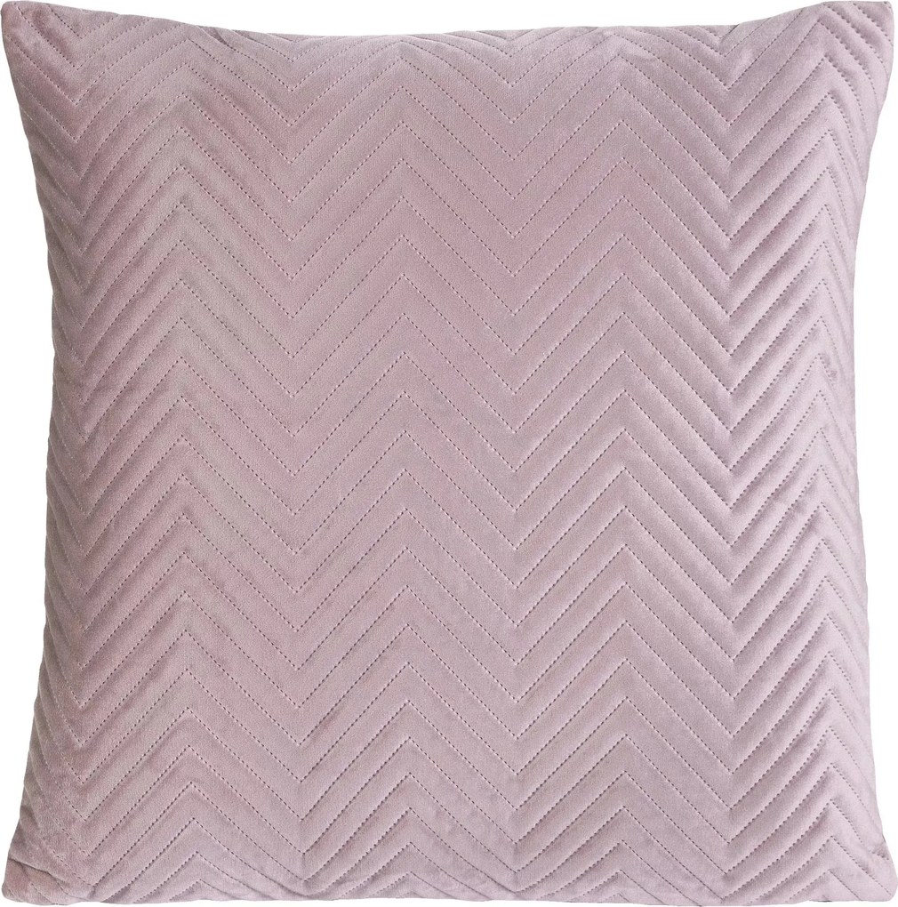 Różowa poszewka ozdobna z tłoczonym wzorem Sofia