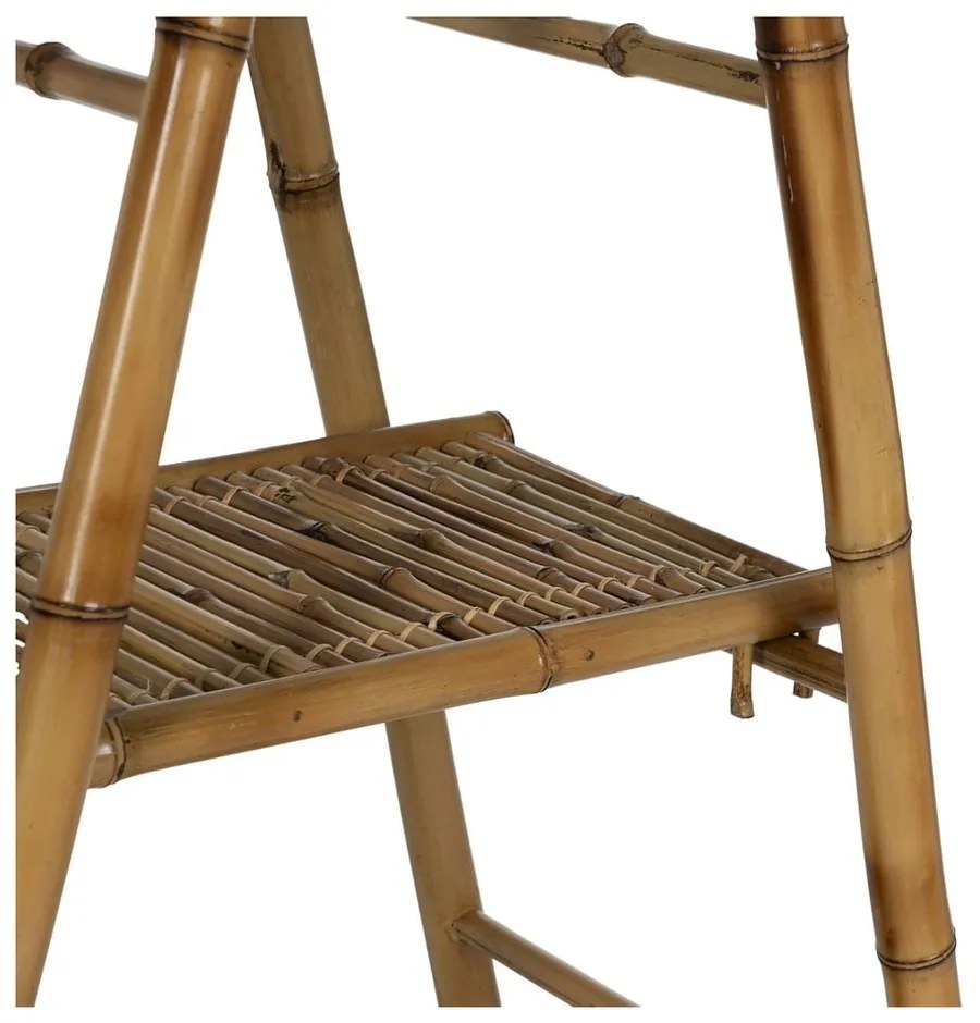 Bambusowy regał w naturalnym kolorze 78x165x40 cm Manali – Ixia