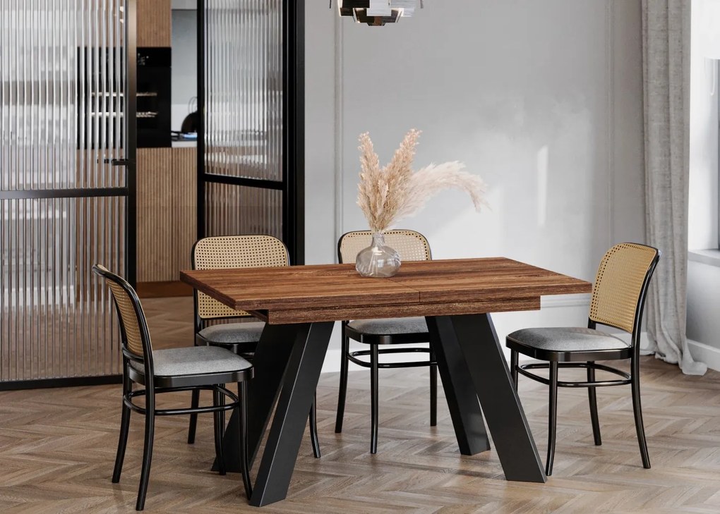 Stół w stylu industrialnym Como rozkładany od 130 do 210 cm