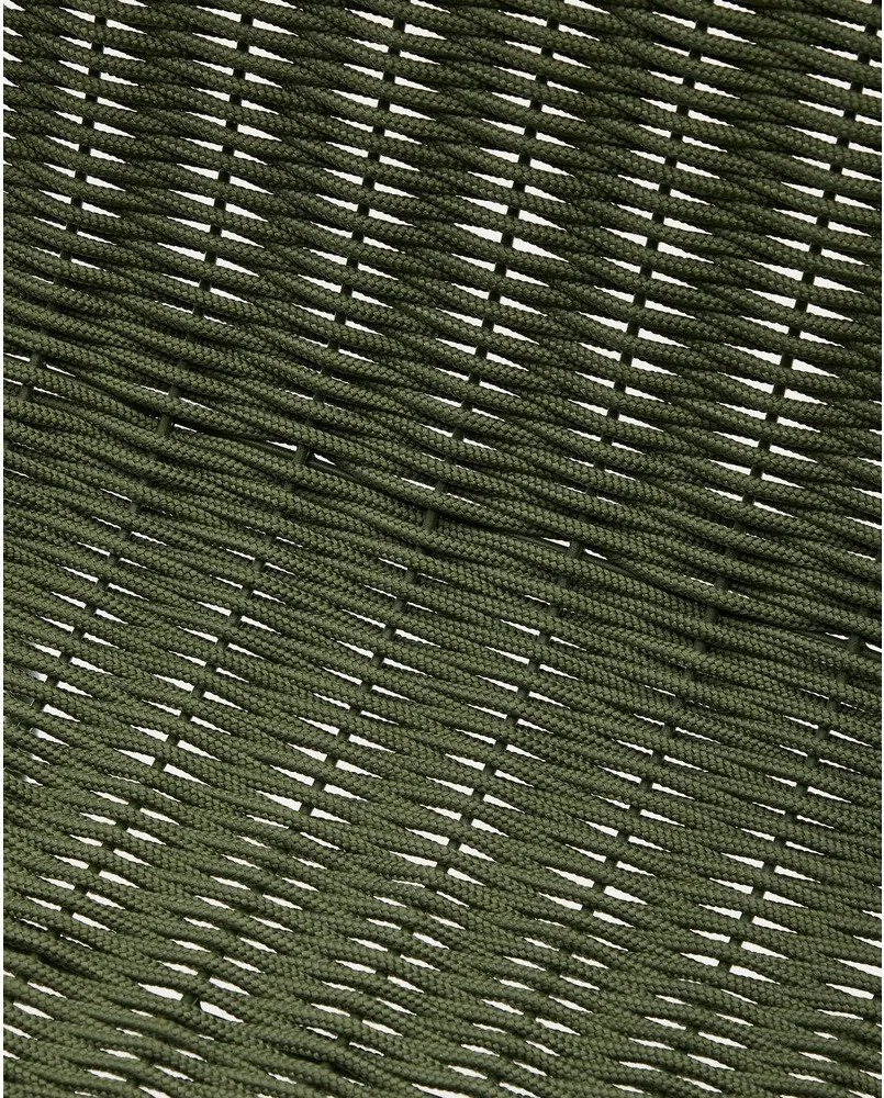 Zielone metalowe krzesło ogrodowe Maurina – Kave Home