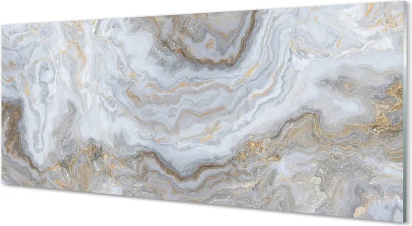 Panel szklany do Kuchni Marmurowe Plamy i Cienie