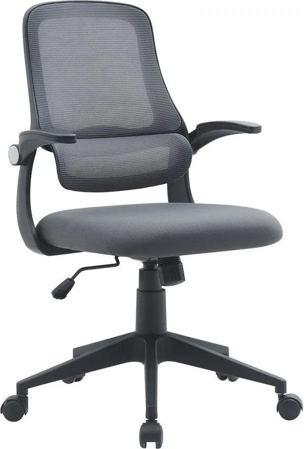 Szare tapicerowane krzesło biurowe Gilmore – Yes Everyday