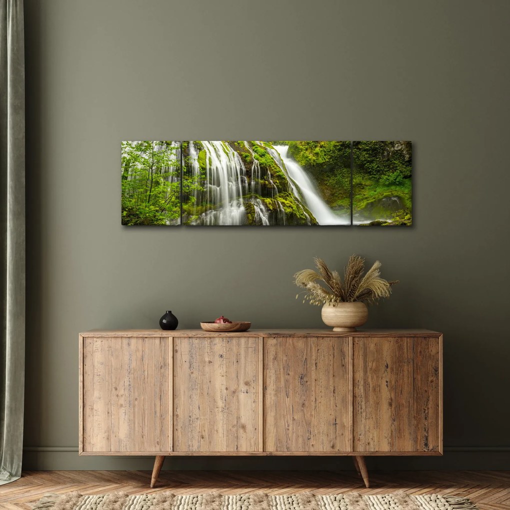 Obraz - Wodospad, Wind River Valley (170x50 cm)