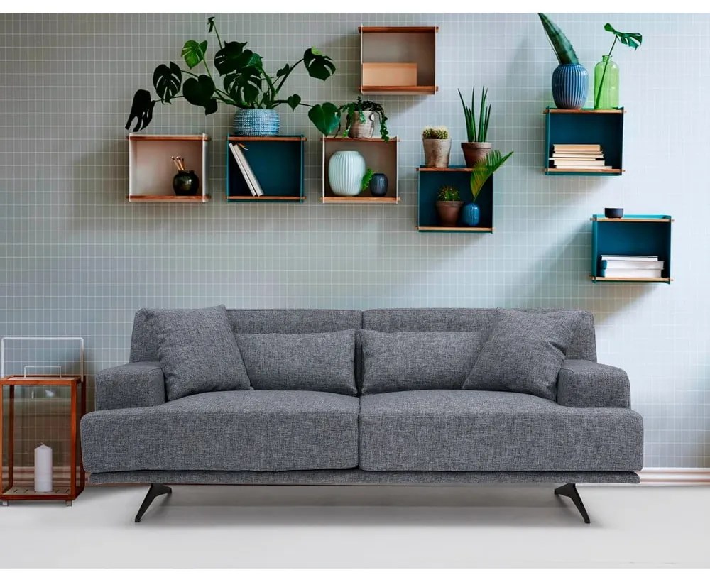 Ciemnoszara sofa 200 cm Bentley – Balcab Home