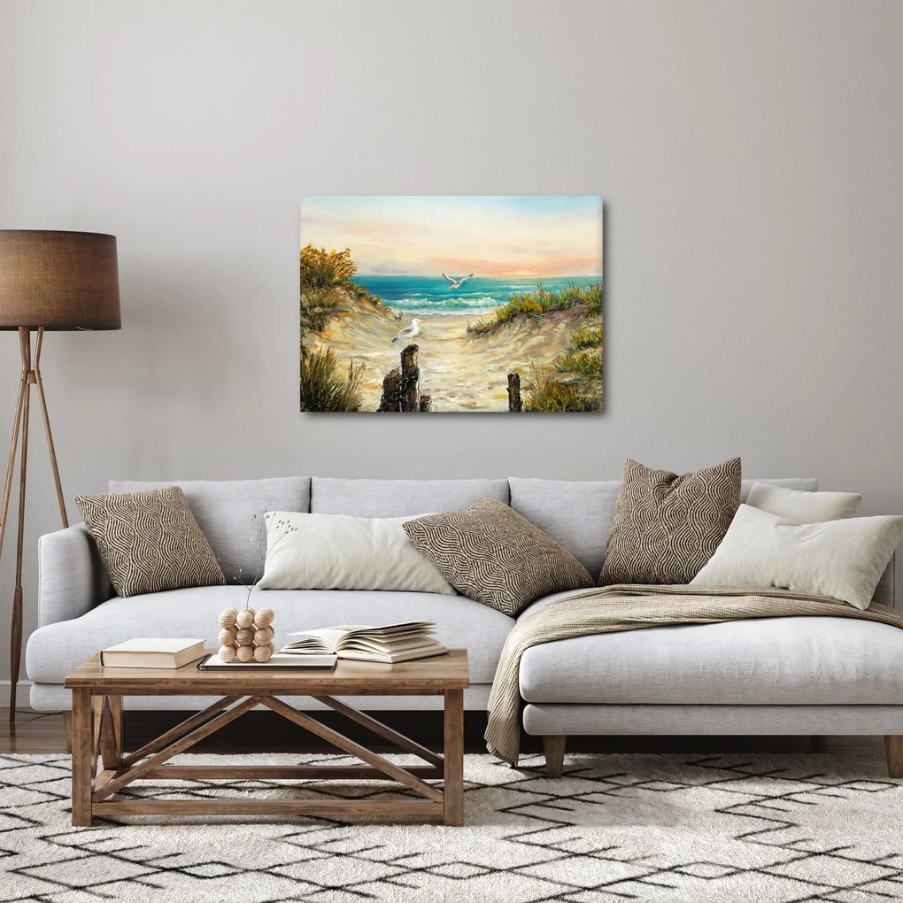 Obraz - Piaszczysta plaża (70x50 cm)