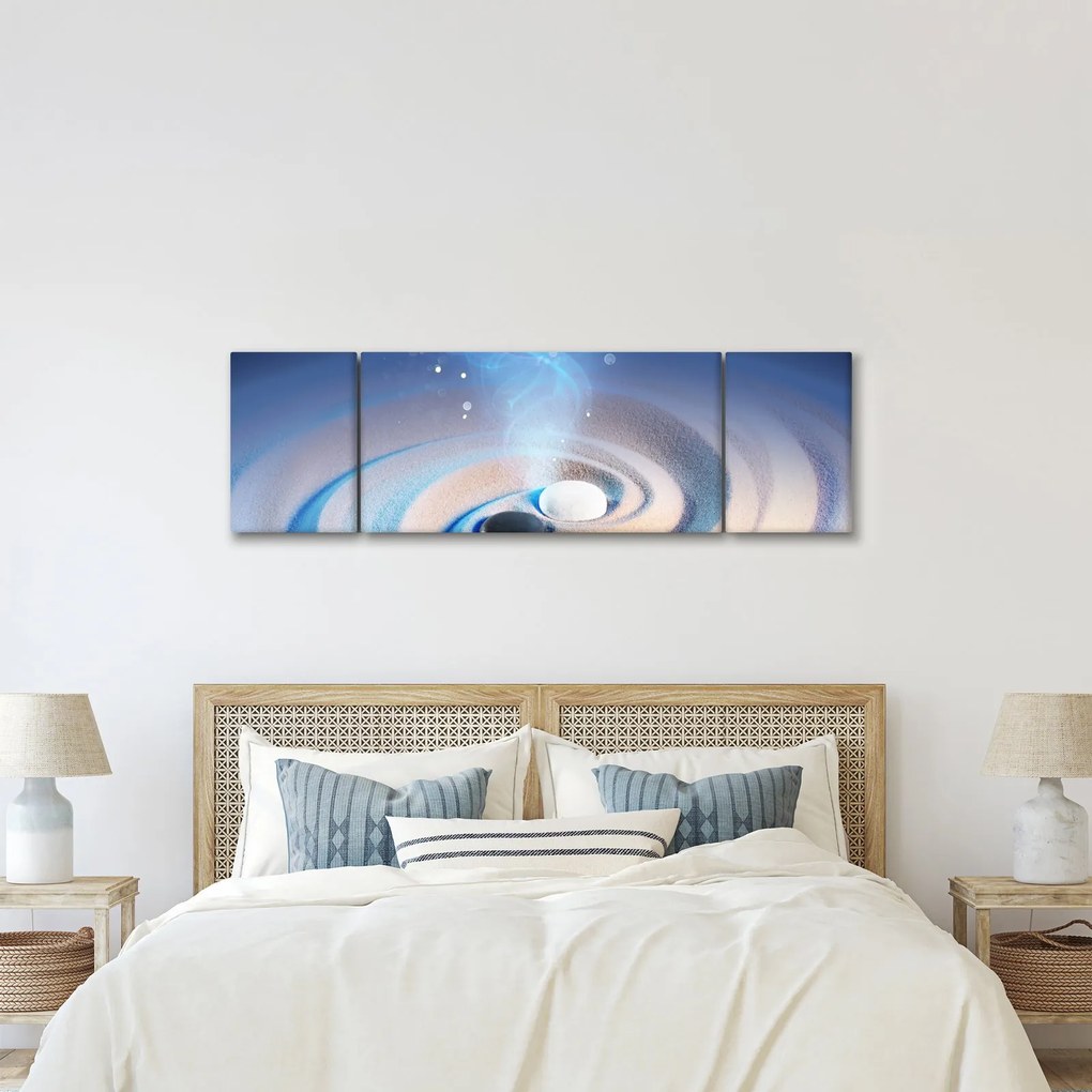 Obraz - Eteryczny yin-yang (170x50 cm)