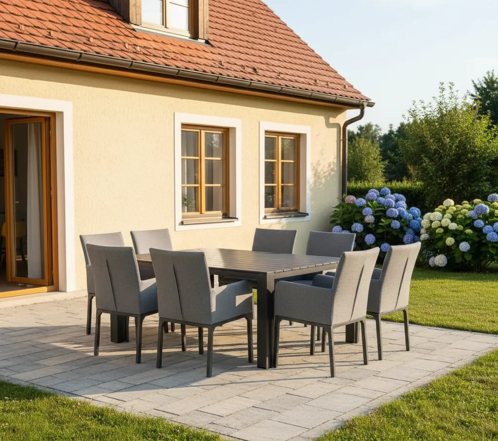 Doppler PRATO TOMBOLO ogrodowy zestaw wypoczynkowy 8+1