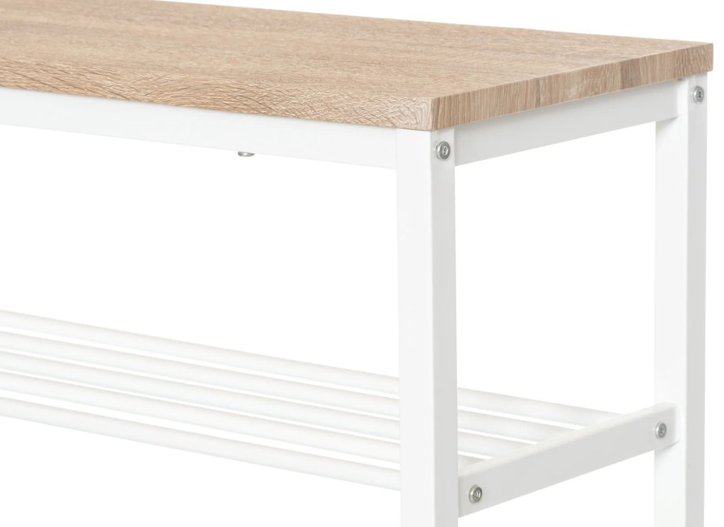 Półka na buty z ławką, 30 x 80 x 51 cm