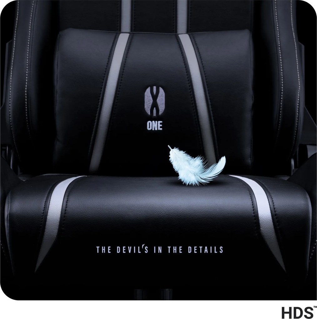 Fotel gamingowy Diablo X-One 2.0 Normal Size czarno-biały