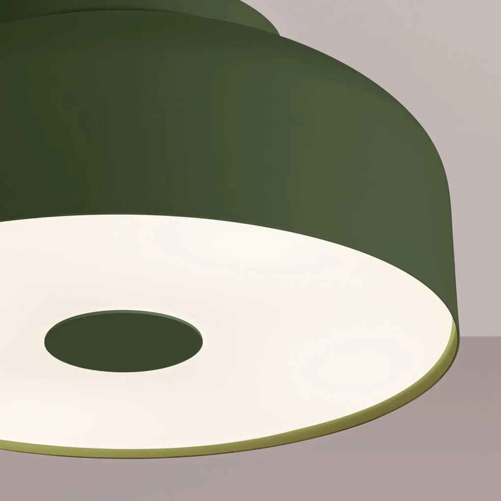 Plafon OMIQ zielony oliwkowy mat SOLLUX  LIGHTING