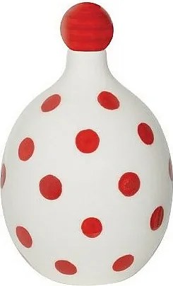 Lido - Ceramiczna butelka w czerwone kropki z szafranem