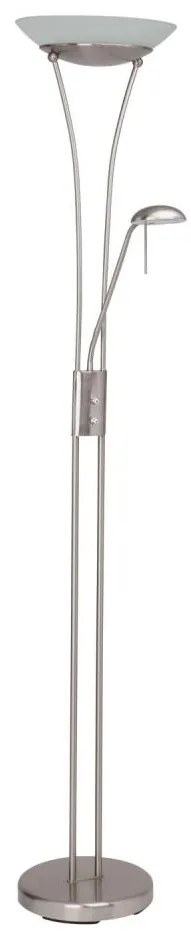 Brilliant - Lampa stojąca LED FINN ściemnialna 2xLED/13W/230V matowy chrom