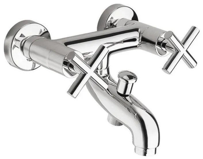 Sapho - Bateria wannowa AXIA, błyszczący chrom