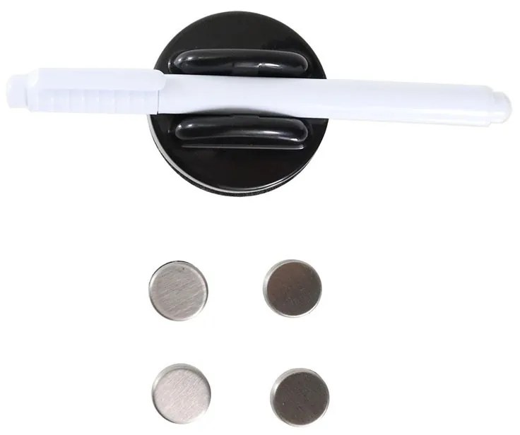 Skrzynka na klucze KEY GLASS, na 8 kluczy, czarna