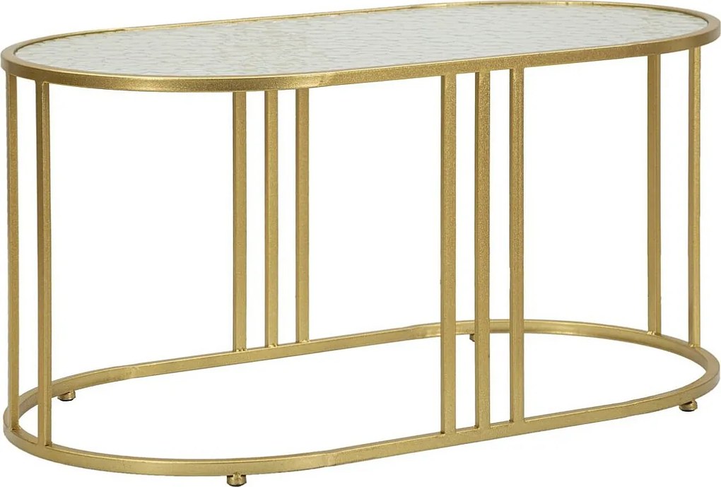 Stolik Kawowy VKH797, Złoto, 90x50x45 cm, Kendra Home