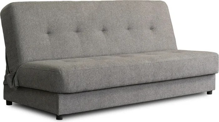 Sofa z Funkcją Spania ARUBA Wersalka Rozkładana Dwuosobowa Szara Nowoczesna do Salonu