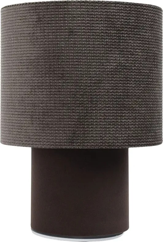 Brązowa welurowa lampka stołowa - x A339 N6-P30