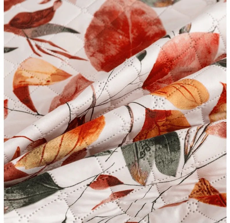 Narzuta na łóżko AUTUMN LEAVES, kolorowy Rozmiar: 170 x 210 cm