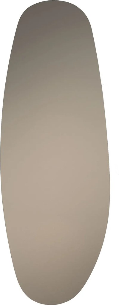 Lustro owalne bez podświetlenia bezramowe 55 x 150 cm DELIS | Różne kolory szkła