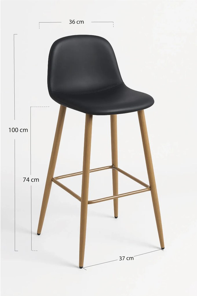 Stoek ze sztucznej skóry Teok