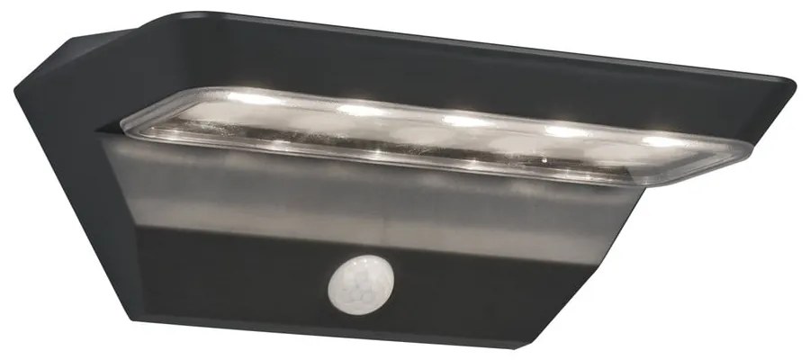 Lampa zewnętrzna LED z czujnikiem ruchu (wysokość 9 cm) Mendoza – Trio