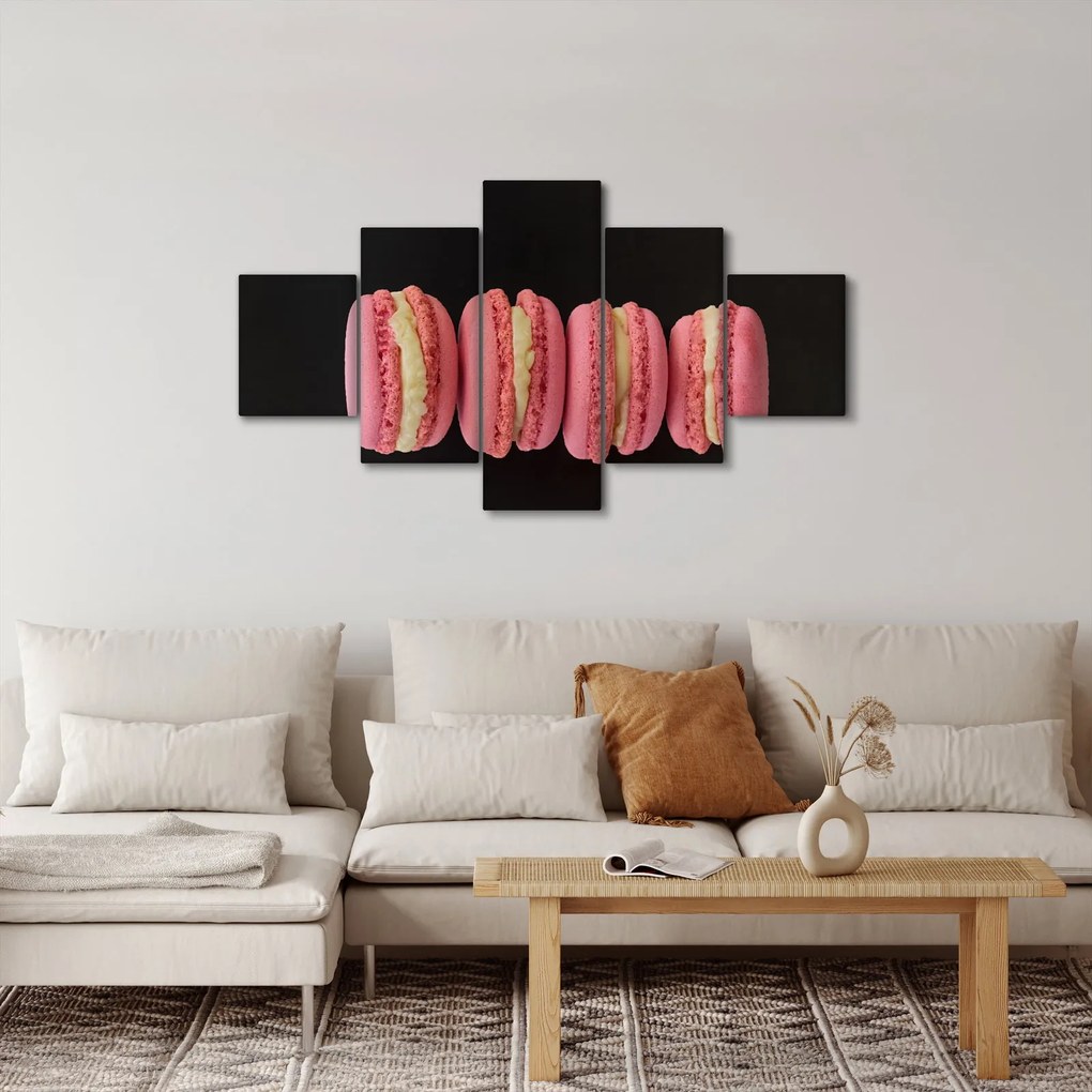 Obraz makaroników (125x70 cm)
