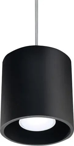 Czarna okrągła lampa wisząca - 35X E815 Z2-K76