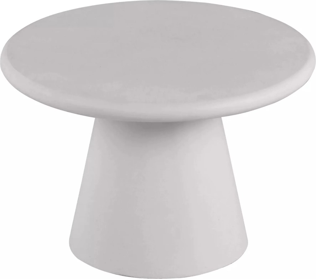 Stolik kawowy okrągły Clav 60 cm - jasny szary