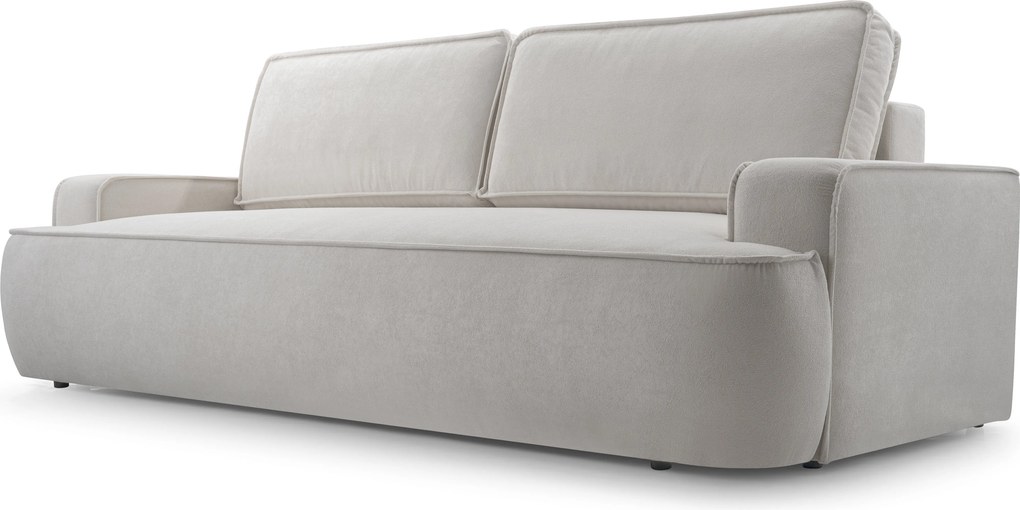 Masseno Sofa SOLO z funkcją spania i pojemnikiem na pościel - Szary - GERRA 65