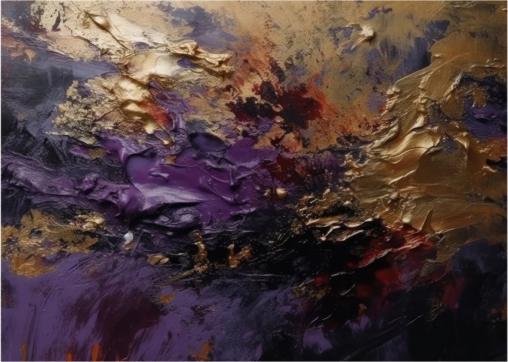 Obraz na szkle - Teksturowana abstrakcja (70x50 cm)