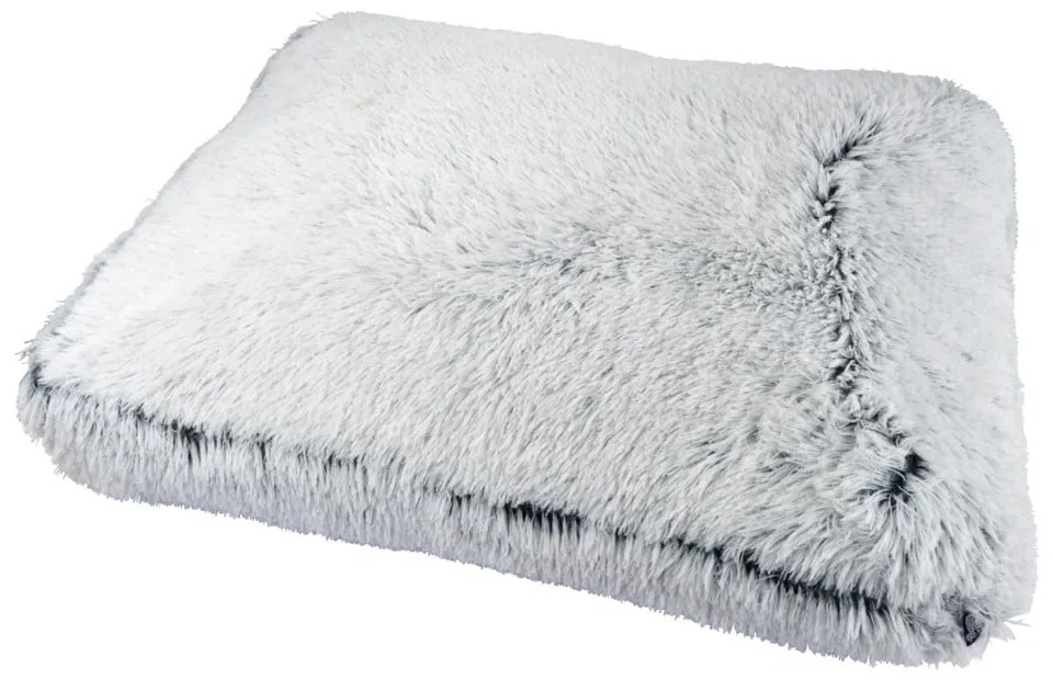 Białe legowisko dla psów 80x60 cm Fluffy Heather – Love Story