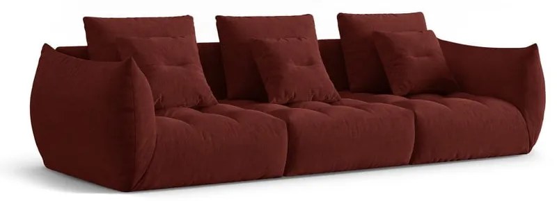 Czerwona sofa 332 cm Bloom – Micadoni Home