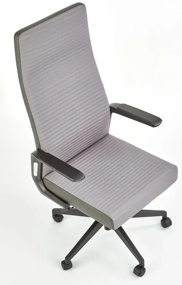 Popielaty fotel obrotowy do biura - Silver