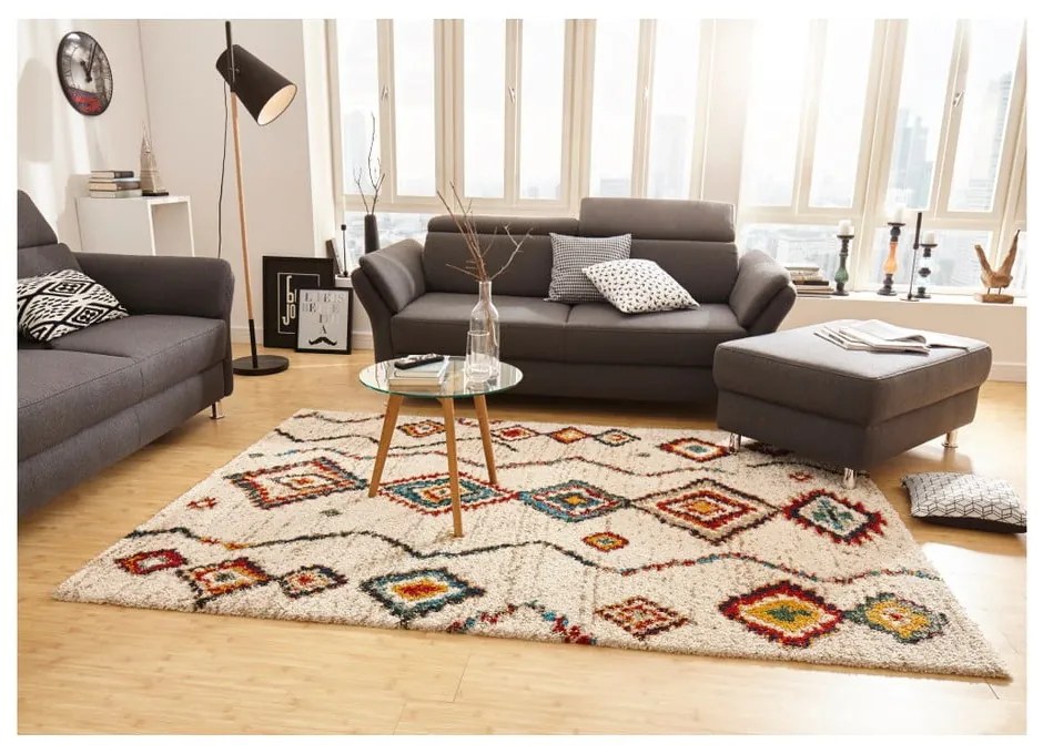 Kremowy dywan Mint Rugs Geometric, 120x170 cm