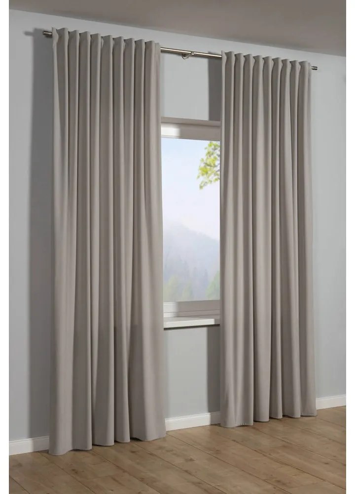 Szara zasłona 135x245 cm Kord – Sehlbach