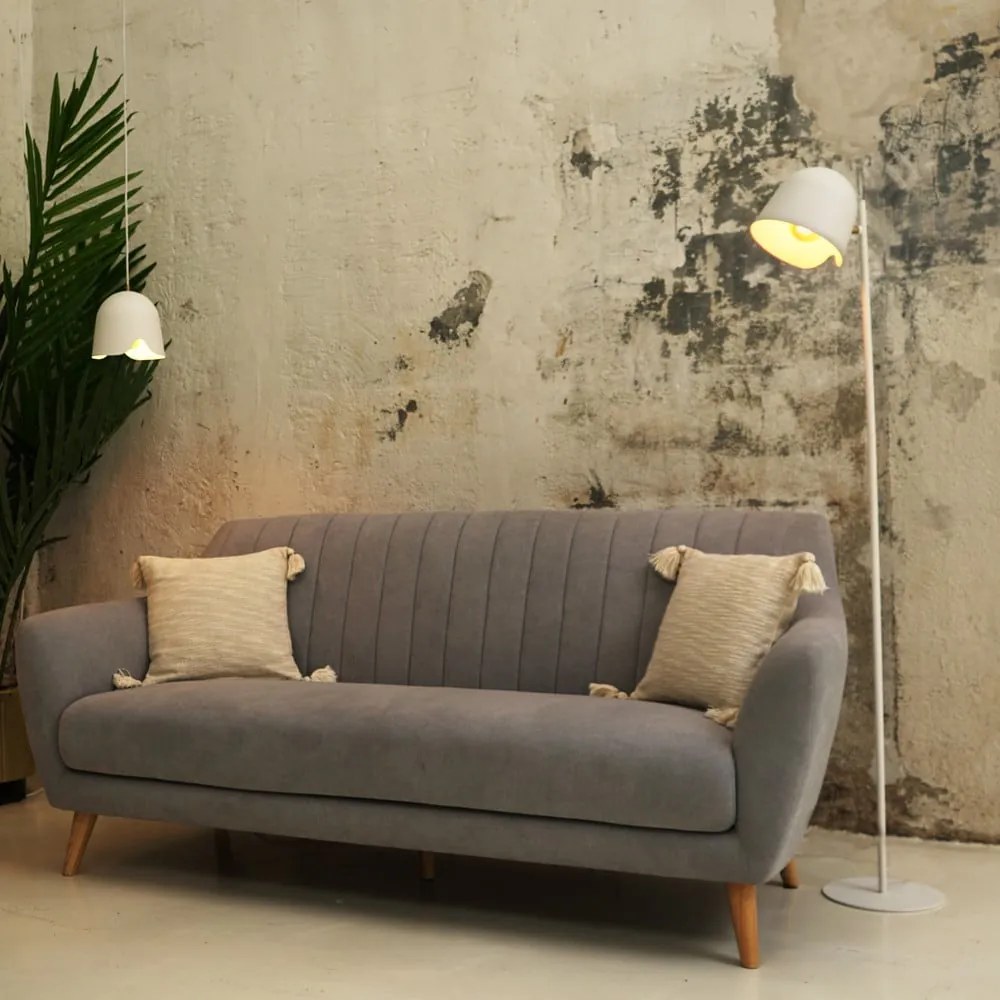 Biała lampa wisząca SULION Paris, wys. 150 cm