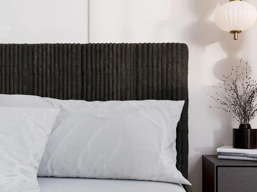 Kaszmirowe łóżko z materacem i stelażem 140x200 H2-M77