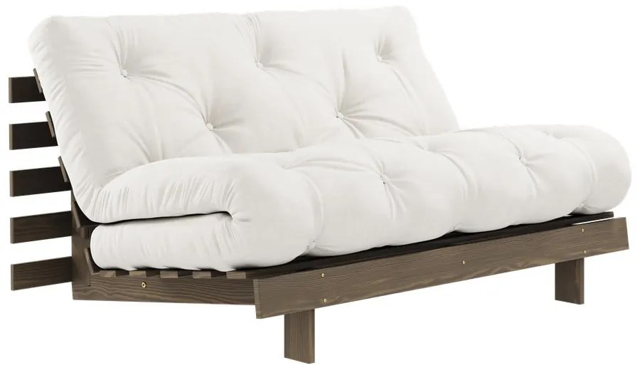 Biała rozkładana sofa 140 cm Roots – Karup Design