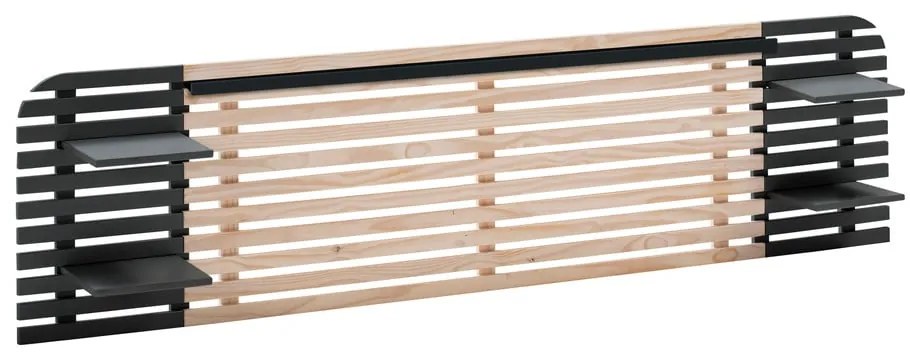 Zagłówek z litego drewna sosnowego 240x62 cm Dimas – Marckeric