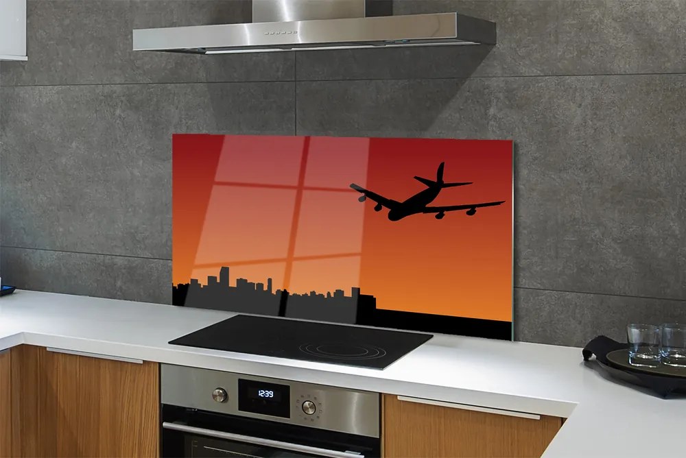 Panel nad Blat Kuchenny Samolot na tle Nieba